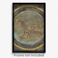 Fresco Fragment with Herakles and Hesione