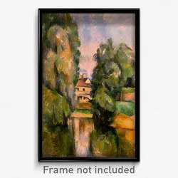 Paul Cézanne - Country House by a River