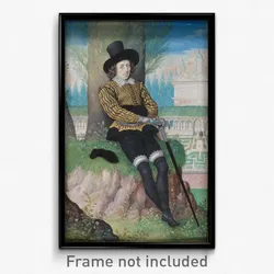 Isaac Oliver - Young Man Seated under a Tree