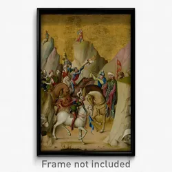 Master of the St. Bartholomew Altarpiece (Netherlandish, active Cologne, Germany about 1470 - 1510) - The Meeting of the Three Kings with David and Isaiah