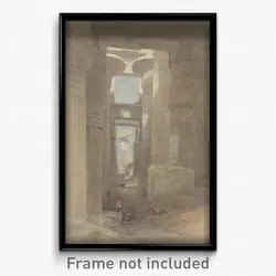 David Roberts - The Great Temple of Amon Karnak, The Hypostyle Hall