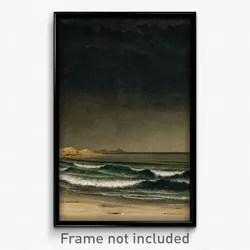 Martin Johnson Heade - Approaching Storm- Beach near Newport