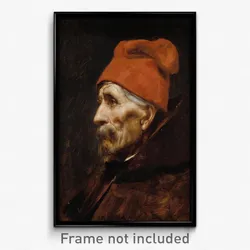Gyzis Nikolaos - Old man wearing a red fez