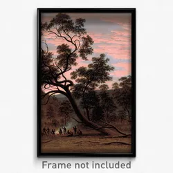 John Glover - A corroboree of natives in Mills Plains