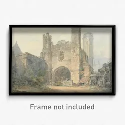 Joseph Mallord William Turner - Saint Augustine's Gate, Canterbury