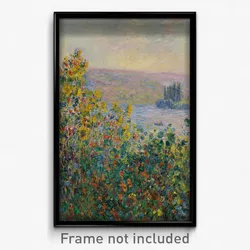 Claude Monet - Flower Beds at Vétheuil