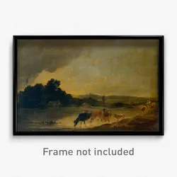 Bourgeois, Sir Peter Francis - Landscape with Cattle