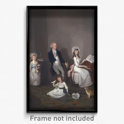 John Greenwood - John Richard Comyns of Hylands, Essex, with His Daughters