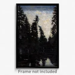 Carl Fredrik Hill - The black spruces