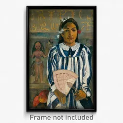 Paul Gauguin - The Ancestors of Tehamana OR Tehamana Has Many Parents (Merahi metua no Tehamana)