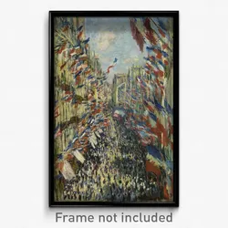 Claude Monet - The Rue Montorgueil in Paris. Celebration of June 30, 1878