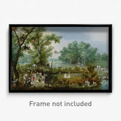 Adriaen van de Venne (Dutch - A Merry Company in an Arbor