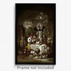 Eugenio Lucas Velázquez - Allegorical caprice. The Avarice