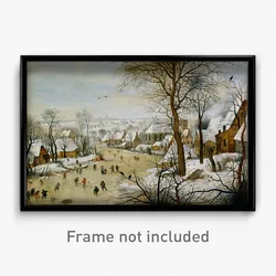 Pieter Brueghel, the Younger - Winter Landscape with Bird Trap