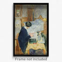 Edouard Vuillard - Lucy Hessel Reading (Lucy Hessel lisant)
