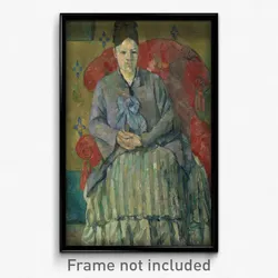 Paul Cézanne - Madame Cézanne in a Red Armchair
