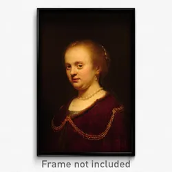 Harmensz van Rijn REMBRANDT y Taller - Retrato de mujer joven