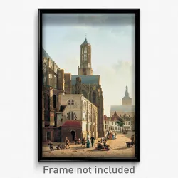 Jan Hendrik Verheyen - View of the choir and tower of Utrecht Cathedral