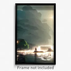 Pixel Art Poster - Marvelous Flood (8 Bit Psychedelic Trippy Video Game Print)