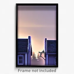 Pixel Art Poster - Puny Eaves (8 Bit Psychedelic Trippy Weird Video Game Print)