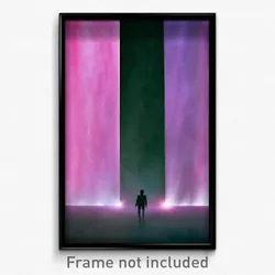 Pixel Art Poster - Gregarious Void (8 Bit Psychedelic Trippy Video Game Print)