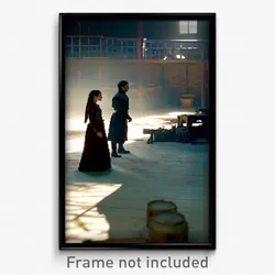Pixel Art Poster - Complicated Stable (8 Bit Psychedelic Video Game Print)