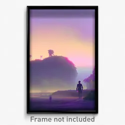 Pixel Art Poster - Mellow Remnant (8 Bit Psychedelic Trippy Video Game Print)