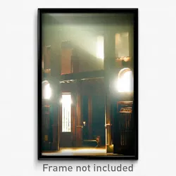 Pixel Art Poster - Prestigious Safehouse (8 Bit Psychedelic Video Game Print)
