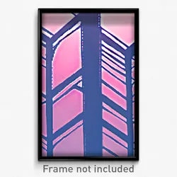 Pixel Art Poster - Webbed Expanse (8 Bit Psychedelic Trippy Video Game Print)