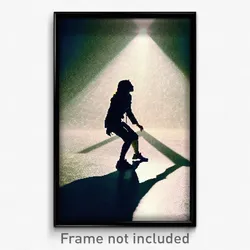 Pixel Art Poster - Majestic Shadow (8 Bit Psychedelic Trippy Video Game Print)