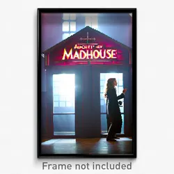 Pixel Art Poster - Accurate Madhouse (8 Bit Psychedelic Trippy Video Game Print)