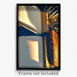 Pixel Art Poster - Dry Book (8 Bit Psychedelic Trippy Weird Video Game Print)
