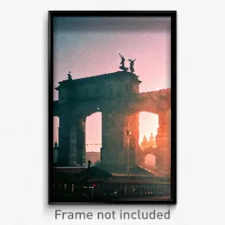 Pixel Art Poster - Shifty Prague (8 Bit Psychedelic Trippy Video Game Print)