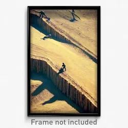 Pixel Art Poster - Different Earthworks (8 Bit Psychedelic Video Game Print)