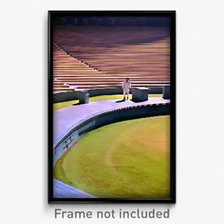 Pixel Art Poster - Showy Amphitheatre (8 Bit Psychedelic Video Game Print)