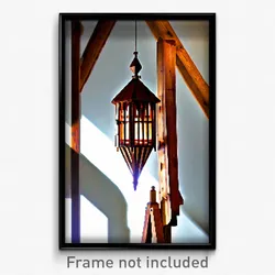 Pixel Art Poster - Wooden Lancet (8 Bit Psychedelic Trippy Video Game Print)