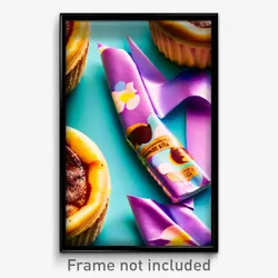 Pixel Art Poster - Thunderous Pastel De Nata (8 Bit Video Game Print)