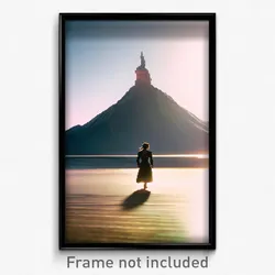 Pixel Art Poster - Strange Peak (8 Bit Psychedelic Trippy Video Game Print)