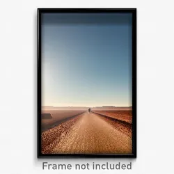 Pixel Art Poster - Barren Way (8 Bit Psychedelic Trippy Weird Video Game Print)