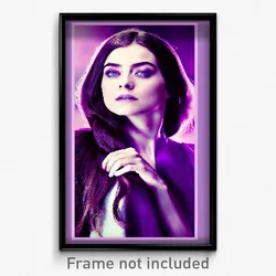 Pixel Art Poster - Violet Warren (8 Bit Psychedelic Trippy Video Game Print)
