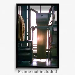 Pixel Art Poster - Uneven Drying Machine (8 Bit Psychedelic Video Game Print)