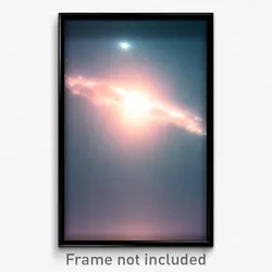 Pixel Art Poster - Heavenly Outer Space (8 Bit Psychedelic Video Game Print)