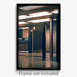Pixel Art Poster - Unkempt Bank (8 Bit Psychedelic Trippy Video Game Print)