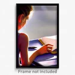 Pixel Art Poster - Glaring Journal (8 Bit Psychedelic Trippy Video Game Print)