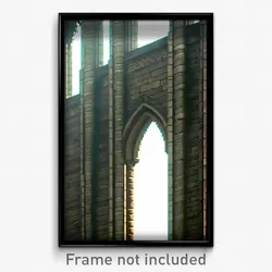 Pixel Art Poster - Unknown Chantry (8 Bit Psychedelic Trippy Video Game Print)