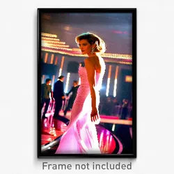 Pixel Art Poster - Glamorous Mere (8 Bit Psychedelic Trippy Video Game Print)