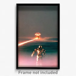 Pixel Art Poster - Unimaginable Scrub (8 Bit Psychedelic Video Game Print)