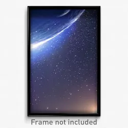 Pixel Art Poster - Vast Outer Space (8 Bit Psychedelic Trippy Video Game Print)