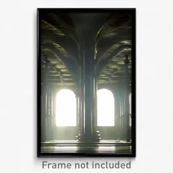 Pixel Art Poster - Deadly Nave (8 Bit Psychedelic Trippy Weird Video Game Print)