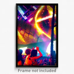 Pixel Art Poster - Reflecting Music Festival (8 Bit Video Game Print)